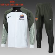 23-24 Barcelona Light Greenish Soccer Football Training Kit (Jacket + Pants) Youth