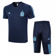23-24 Argentina Royal Short Soccer Football Training Kit (Top + Short) Man