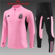 2024 Argentina Pink Soccer Football Training Kit Youth