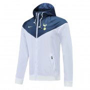 21-22 Tottenham Hotspur White All Weather Windrunner Jacket Man