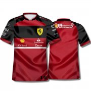 Scuderia Ferrari 2022 Black - Red F1 Team T-Shirt Man