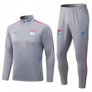 22-23 Olympique Lyonnais Gray Soccer Football Training Kit Man