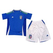 2024 Italy Home Soccer Football Kit (Top + Short) Youth