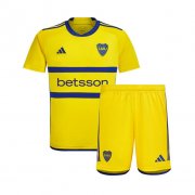 23-24 Boca Juniors Away Soccer Football Kit (Top + Short) Youth
