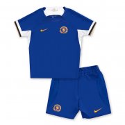 23-24 Chelsea Home Soccer Football Kit (Top + Short) Youth