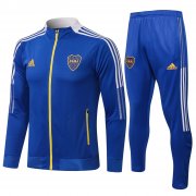21-22 Boca Juniors Blue Soccer Football Training Suit (Jacket + Pants) Man