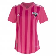 22-23 Sao Paulo FC Pink Soccer Football Kit Woman #Camisa Outubro Rosa
