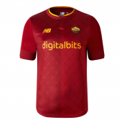 22-23 AS Roma Home Soccer Football Kit Man
