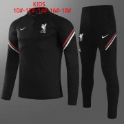 21-22 Liverpool Black Soccer Football Traning Suit Youth