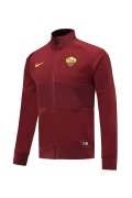 2019-20 AS Roma Dark Red Men Soccer Football Jacket Top