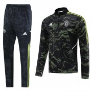 22-23 Manchester United Dark Green Soccer Football Training Kit Man