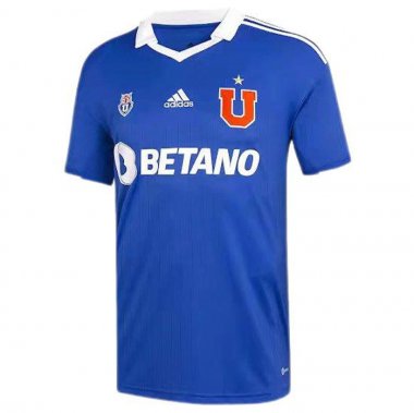 2022 Universidad de Chile Home Blue Soccer Football Kit Man