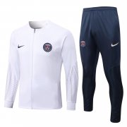 22-23 PSG x Jordan White Soccer Football Training Kit (Jacket + Pants) Man