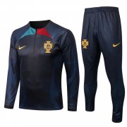 22-23 Portugal Black 3D Print Soccer Football Training Kit Man