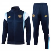 23-24 Manchester City Royal Soccer Football Training Kit (Jacket + Pants) Man