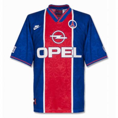 1995/96 PSG Retro Home Soccer Football Kit Man
