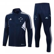 22-23 Cruzeiro Navy Soccer Football Training Kit (Jacket + Pants) Man