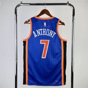 2024 New York Knicks Blue Swingman Jersey - City Edition Man #ANTHONY - 7