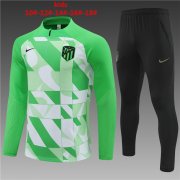 23-24 Atletico Madrid Green Soccer Football Training Kit Youth