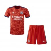 21-22 Olympique Lyonnais Away Soccer Football Kit (Shirt + Shorts) Youth