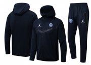 22-23 PSG Hoodie Royal Soccer Football Training Kit (Jacket + Pants) Man