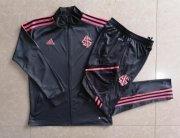 21-22 Internacional Black Soccer Football Training Kit (Jacket + Pants) Man