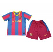 2010/2011 Barcelona Retro Home Soccer Football Kit (Top + Short) Youth