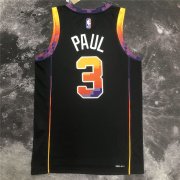 22-23 Phoenix Suns Black Swingman Jersey - Statement Edition Man #PAUL - 3