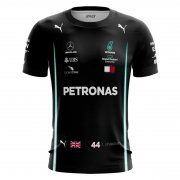 Mercedes AMG Petronas 2021 Black F1 Team T-Shirt Man