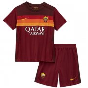 20-21 AS Roma Home Children's Soccer Football Kit (Shirt + Shorts)