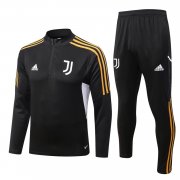 22-23 Juventus Black Soccer Football Training Kit Man