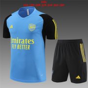 23-24 Arsenal Blue Short Soccer Football Training Kit (Top + Short) Youth