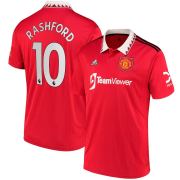 22-23 Manchester United Home Soccer Football Kit Man #Rashford #10