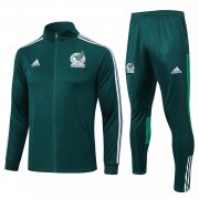 2023 Mexico Green Soccer Football Training Kit (Jacket + Pants) Man