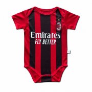 21-22 AC Milan Home Soccer Football Kit Baby