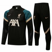 21-22 Liverpool Black GB Soccer Football Training Suit Man