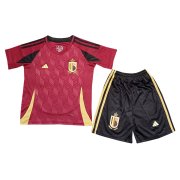 2024 Belgium Home Soccer Football Kit (Top + Short) Youth