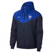 2022 France Navy All Weather Windrunner Soccer Football Jacket Man