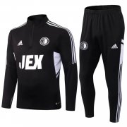 22-23 Feyenoord Black Soccer Football Training Kit Man
