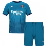 20-21 AC Milan Third Children's Soccer Football Kit (Shirt + Shorts)
