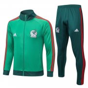 2022 Mexico Green Soccer Football Training Kit (Jacket + Pants Man