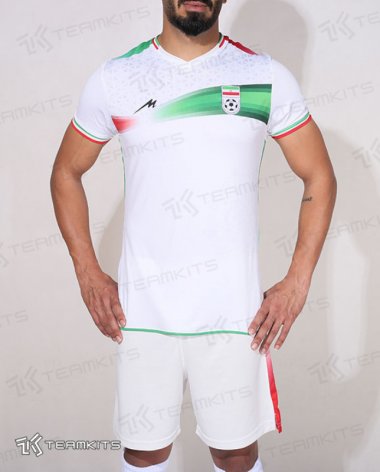 2022 Iran Home Man Soccer Football Kit