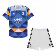 22-23 Juventus Fourth Soccer Football Kit (Top + Shorts) Youth