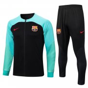 22-23 Barcelona Black Soccer Football Training Kit (Jacket + Pants) Man