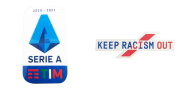 20/21 Italian Serie A Badge & Keep Racism Out Badge