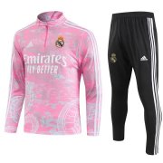 23-24 Real Madrid Pink Dragon Soccer Football Training Kit Man