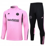 23-24 Inter Miami C.F. Pink Soccer Football Training Kit (Sweatshirt + Pants) Man