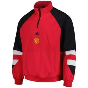 23-24 Manchester United Red All Weather Windrunner Soccer Football Jacket Man #Half-Zip Icon