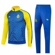 23-24 Riyadh Al-Nassr Blue Soccer Football Training Kit (Jacket + Pants) Man