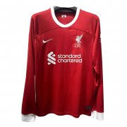 23-24 Liverpool Home Soccer Football Kit Man #Long Sleeve